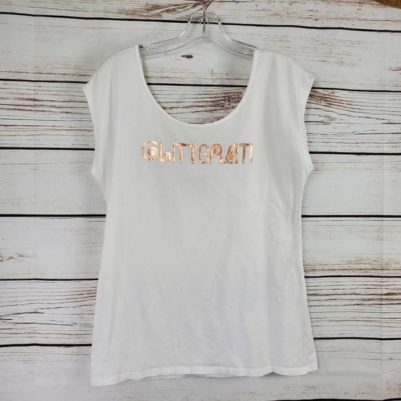 Old Navy Tops - Old Navy | Glitterati Jewel Scoop Neck Top